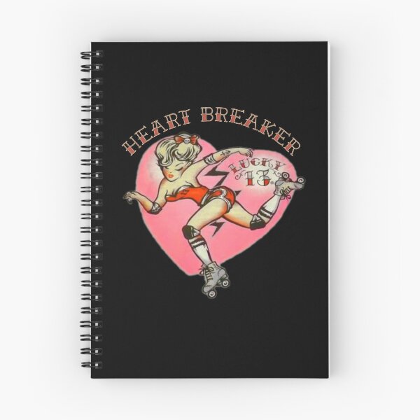 Item preview, Heart Breaker Lucky 13 Roller Skater designed and sold by Corinne Alexa Jackson.