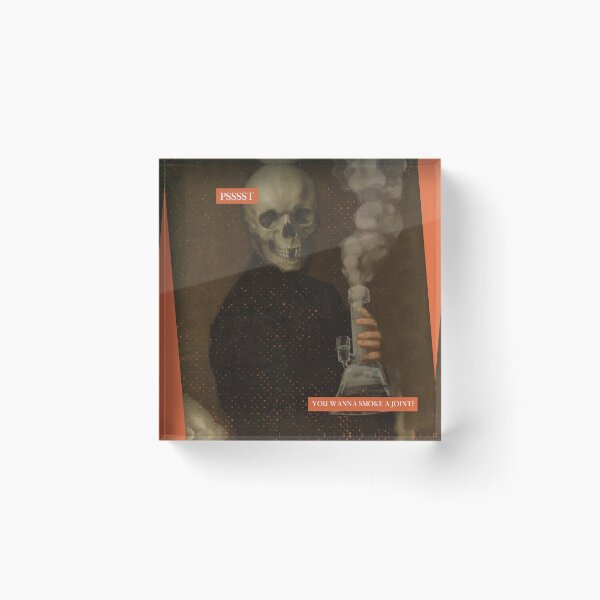 Item preview, Skeleton - psssst wanna role a joint?  designed and sold by LidaRayArt.