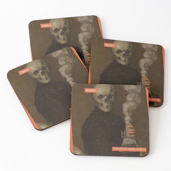 Item preview, Skeleton - psssst wanna role a joint?  designed and sold by LidaRayArt.