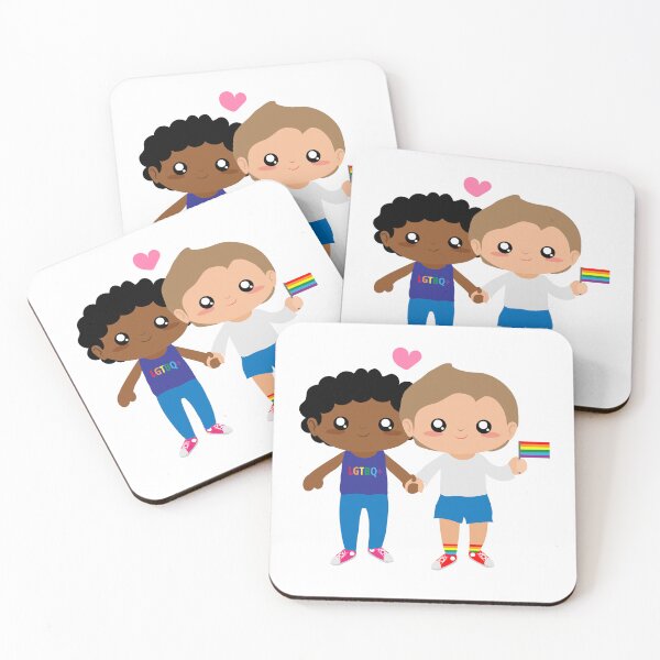 Item preview, couple of two LGBT men designed and sold by yessebel.