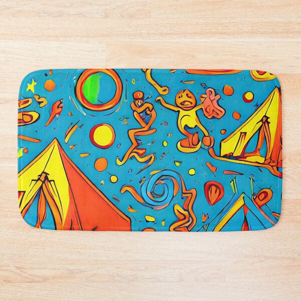 Item preview, Cosmic Camping - AI Art Print designed and sold by casaai.