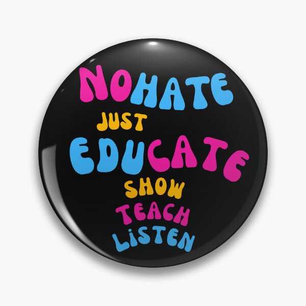 Item preview, No Hate just educate Show teach Listen designed and sold by Hiremeamerica.
