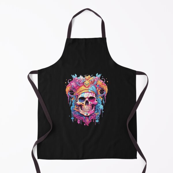 Item preview, Surrealistic flat colorful skull designed and sold by StrongSouls.