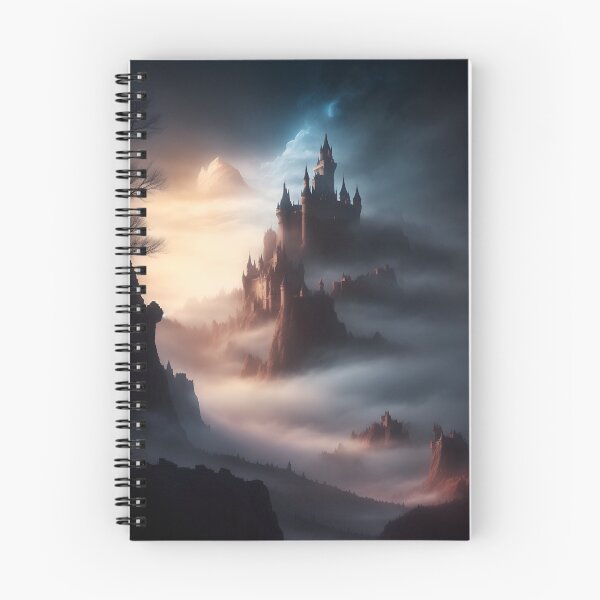 Item preview, Castle with dramatic lighting and fog - 2 - Landscape Art  designed and sold by dosedai.