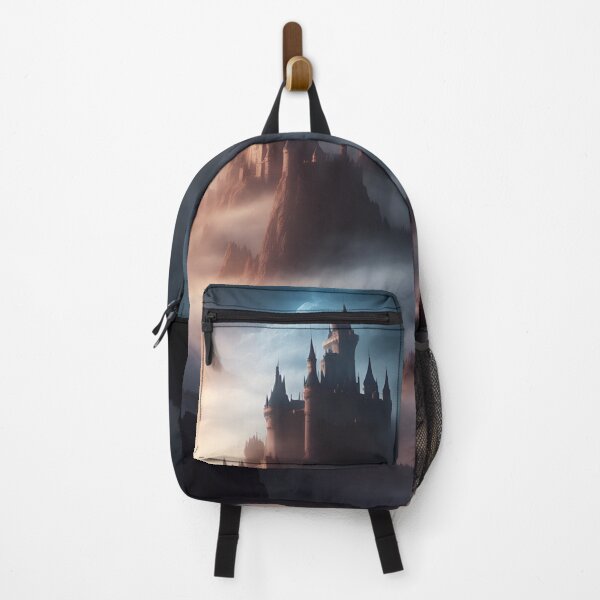 Item preview, Castle with dramatic lighting and fog - 2 - Landscape Art designed and sold by dosedai.