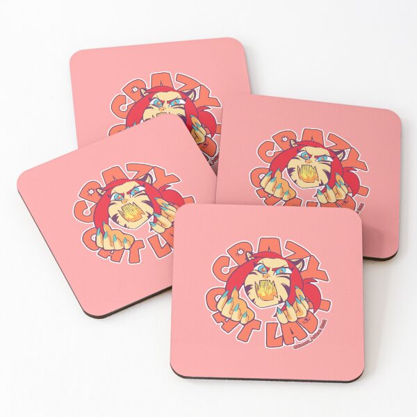 Item preview, Crazy Cat Lady designed and sold by My life with Fel's stickershop.