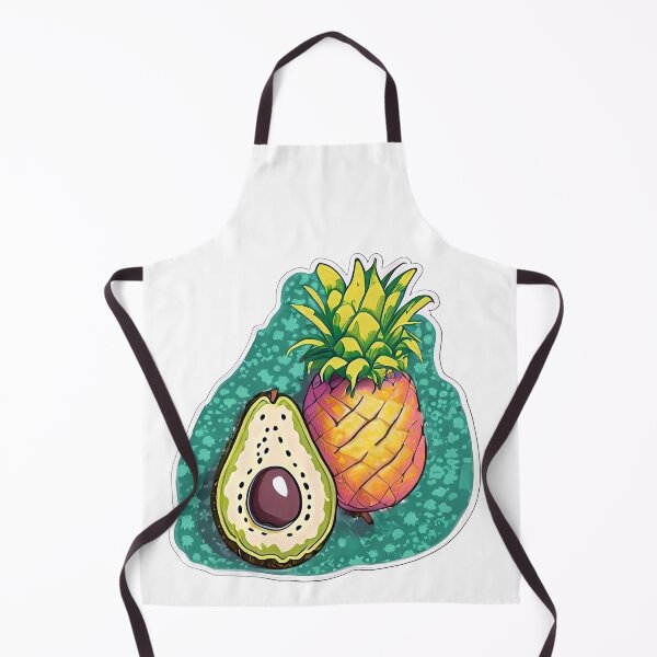 Item preview, Avo-Pine Delight: Avocado and pineapple cute designed and sold by WASjourney.