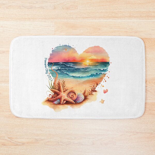 Item preview, Panama City Beach Heart Ocean designed and sold by MixinMadness.
