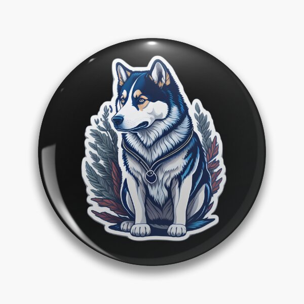 Artikelvorschau, Siberian Husky (Sticker and Print Out) entworfen und verkauft von Sir Elgin Ortiz.