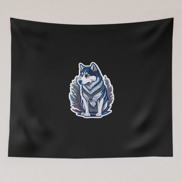 Item preview, Siberian Husky (Sticker and Print Out) designed and sold by Sir Elgin Ortiz.