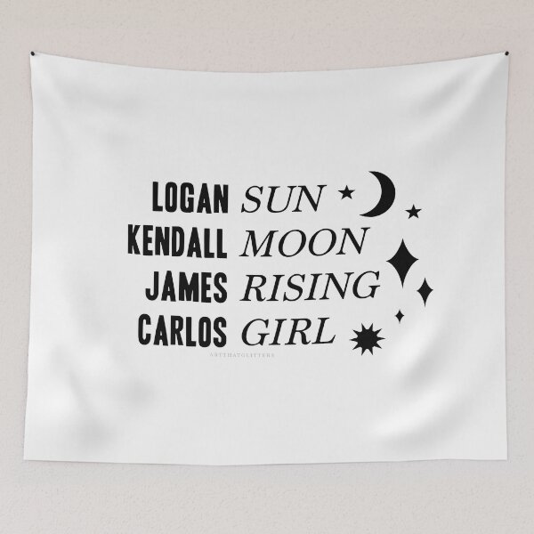 Item preview, Big Time Rush Astrology Chart- Carlos Edition designed and sold by ArtThatGlitters.