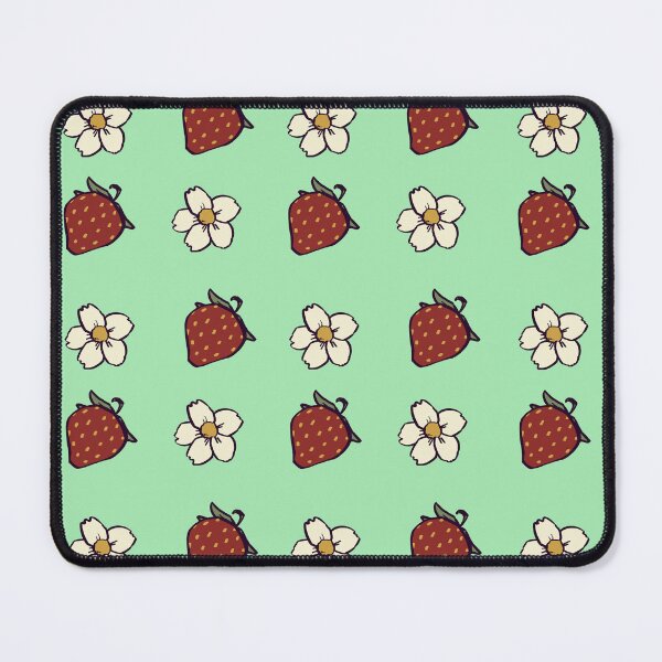 Item preview, Strawberries and Flowers Pattern designed and sold by Gyuu-Zuun.