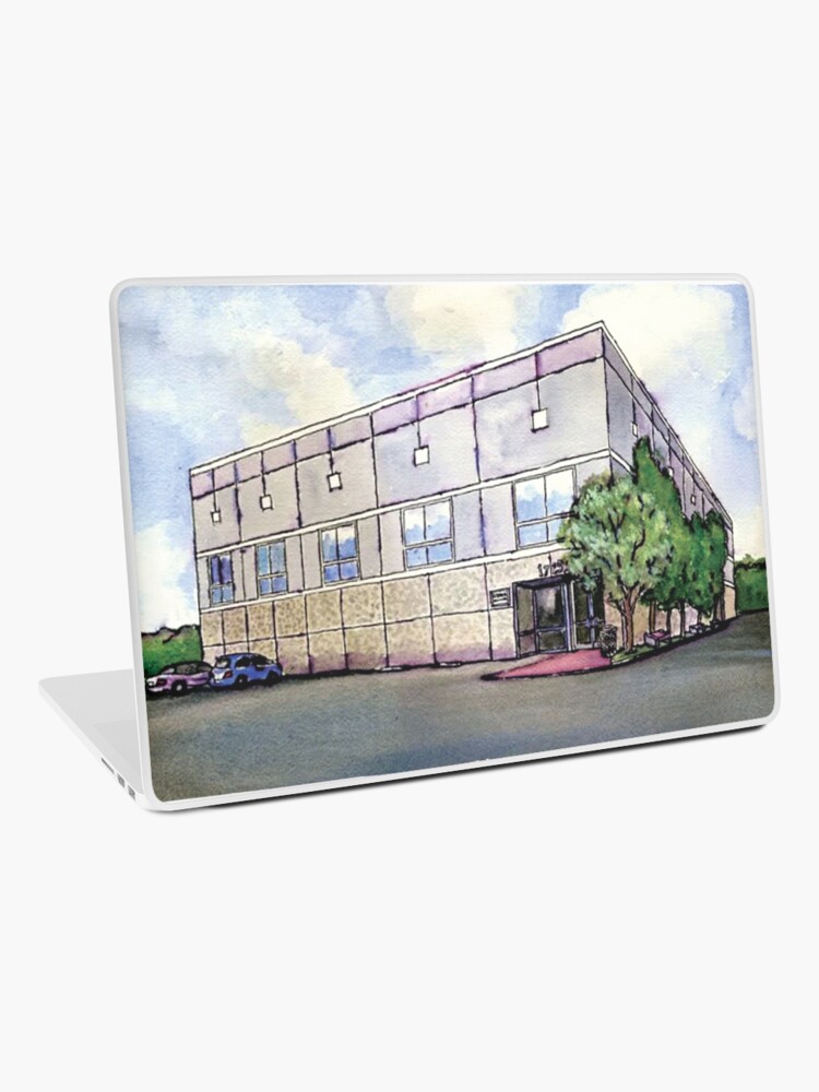 Pam Beesly Office Building Watercolor Painting Poster Dunder