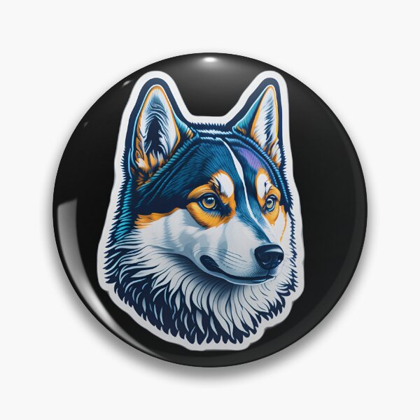 Artikelvorschau, Siberian Husky (Sticker and Print Out) entworfen und verkauft von Sir Elgin Ortiz.