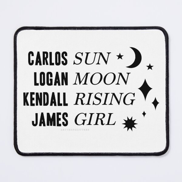 Item preview, Big Time Rush Astrology Chart- James Edition designed and sold by ArtThatGlitters.