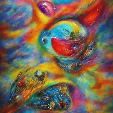 Artwork thumbnail, Abstract Colorful Design by Rell1970