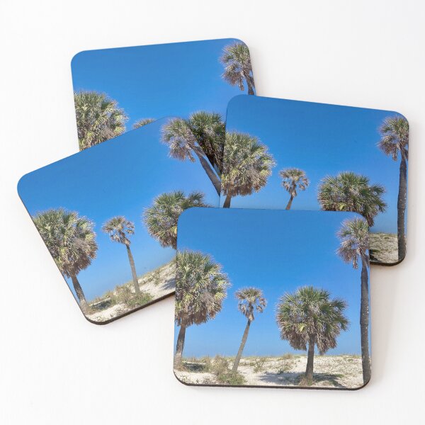 Item preview, palm trees on the beach designed and sold by JuliVogel.