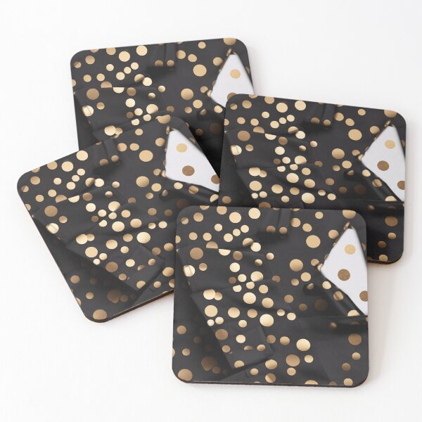 Item preview,  "Luxury Dots: Exquisite Simplicity with Irregular Metallic Patterns" designed and sold by SBD-Shop.