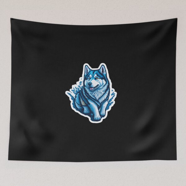 Item preview, Siberian Husky (Sticker and Print Out) designed and sold by Sir Elgin Ortiz.