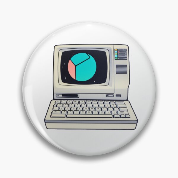 Item preview, 90’s Technology Rewind Computer Desktop Sticker Throwback 003 designed and sold by PlanetArchive.