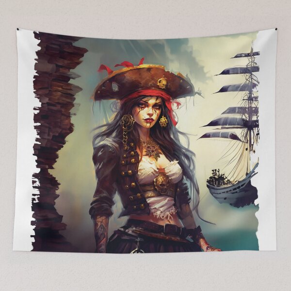 Item preview, Lady Tranquil - Pirate of the Seven Seas designed and sold by Rickie Pauley.