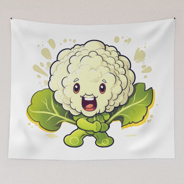 Item preview, Cauli Power Cute Cauliflower  designed and sold by LilyBell6.
