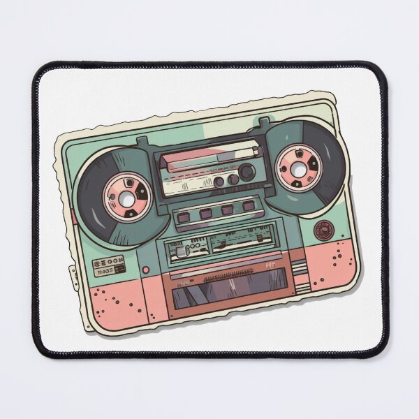 Item preview, 80s Technology Rewind Recorder Sticker Throwback 004 designed and sold by PlanetArchive.