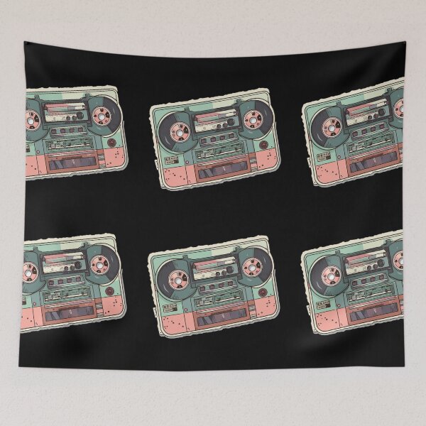 Item preview, 80s Technology Rewind Recorder Sticker Throwback 004 designed and sold by PlanetArchive.