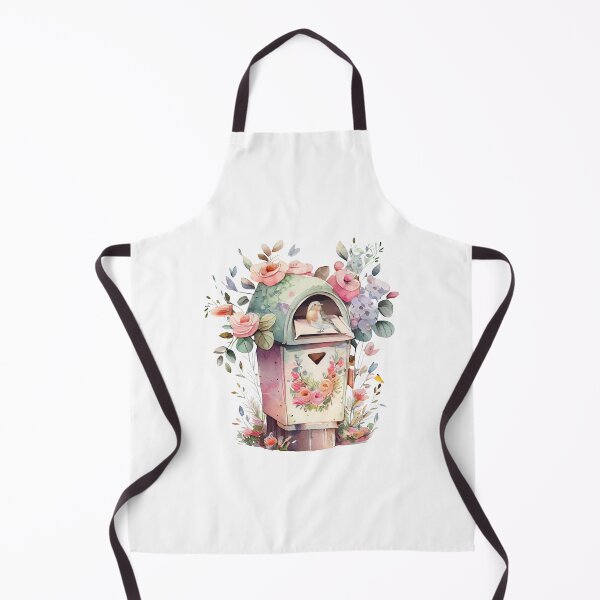 Item preview, Watercolor Floral Mailbox with Bird designed and sold by silviaol.