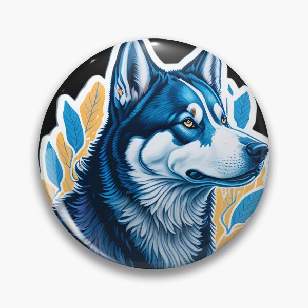 Artikelvorschau, Siberian Husky (Sticker and Print Out) entworfen und verkauft von Sir Elgin Ortiz.