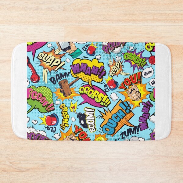 Item preview, Comic Elements Colorful Seamless Pattern - Playful and Vibrant designed and sold by hjian8219.