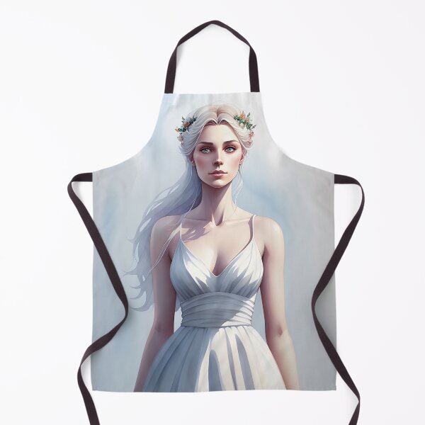 Item preview, Hermosa mujer rubia de hielo en vestido de novia blanco designed and sold by Erika V..