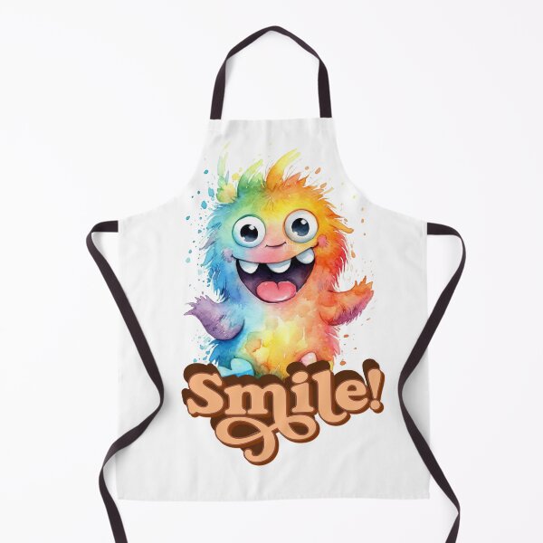 Item preview, SMILE It's Good Medicine Little Monster designed and sold by MoodyMuseArt.