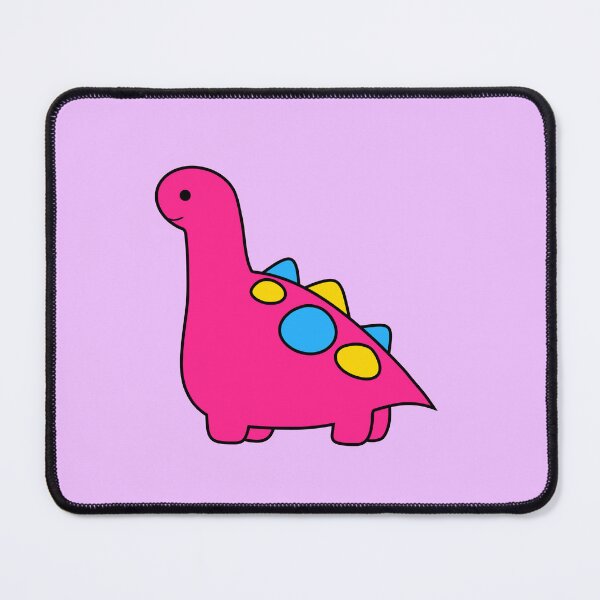 Item preview, Pansexual flag dino designed and sold by bookwoof.