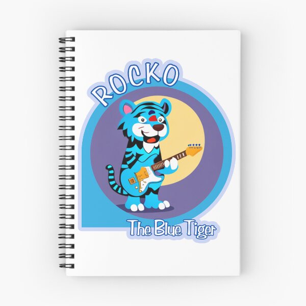 Item preview, ROCKO The Blue Tiger designed and sold by playback63.