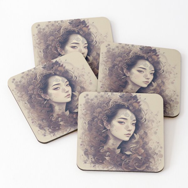 Item preview,  Shrouded In Flowers designed and sold by ArtFusionAI.