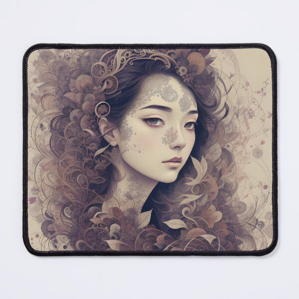 Item preview,  Shrouded In Flowers designed and sold by ArtFusionAI.