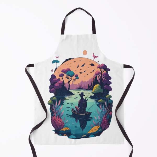 Item preview, Fishing on a lake designed and sold by kenyndi.