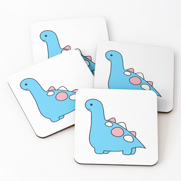 Item preview, Trans flag dino designed and sold by bookwoof.