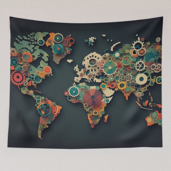 Item preview, World Map Always Working designed and sold by Map4U.
