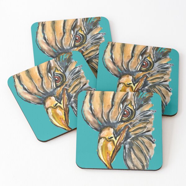 Item preview, Bird's head, watercolor, fine art designed and sold by janianna.