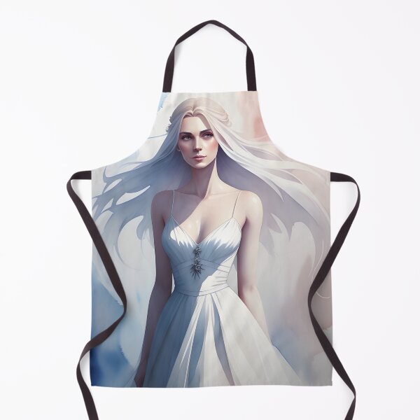 Item preview, Hermosa mujer rubia de hielo en vestido de novia blanco designed and sold by Erika V..