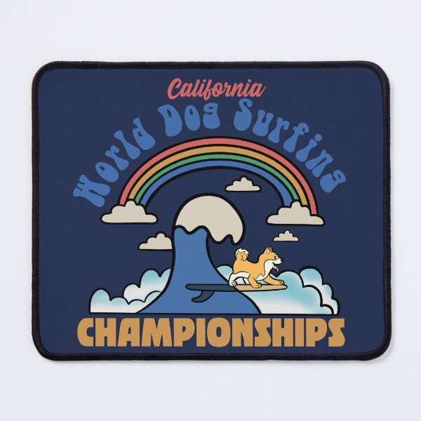 Item preview, California dog surfing : i love akita designed and sold by ImaginarStore.
