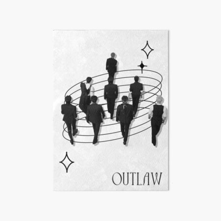 Ateez Outlaw Art Board Prints for Sale