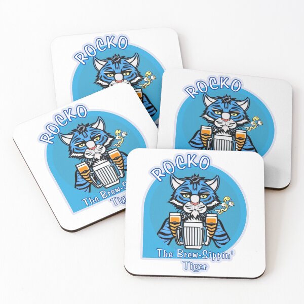 Artikelvorschau, ROCKO DER BLAUE TIGER, BREW SIPPIN entworfen und verkauft von playback63.