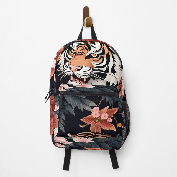 Item preview, Tiger Flower Drawing Art Print designed and sold by saflimbenly.