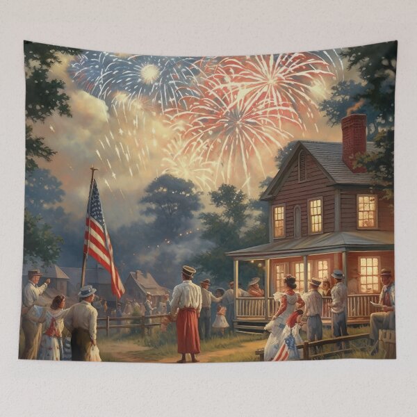 Item preview, Vintage America 4th of July Independence Celebration  designed and sold by BrandonArtWorld.