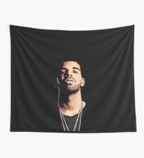 Drake Cartoon Face Tapestry Wall Tapestry