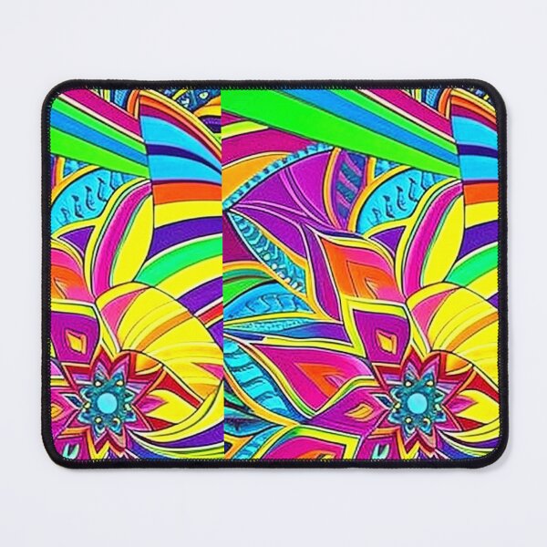 Item preview, Flower Mandala with rainbow colors designed and sold by Earth Nature Creations.