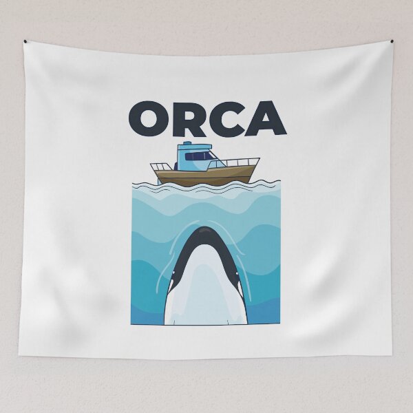 Item preview, Orcas Ocean Boat Humor, Orca Killer Whale Attacks designed and sold by Maria Garcia.